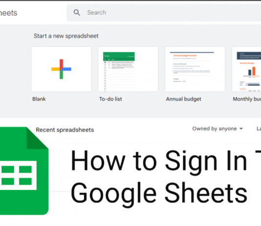 Google Sheets: How To Sign In Using Gmail & Email