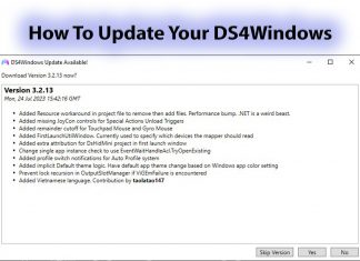 How to Update DS4Windows to Latest Version