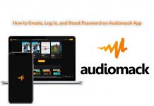 How to Create, Log in, and Reset Password on Audiomack App