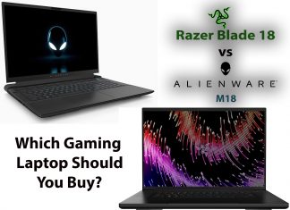 Razer Blade 18 vs Alienware M18 Comparison