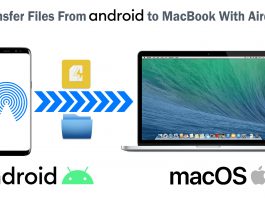 WarpShare - Transfer Files From Android to MacBook With Airdrop
