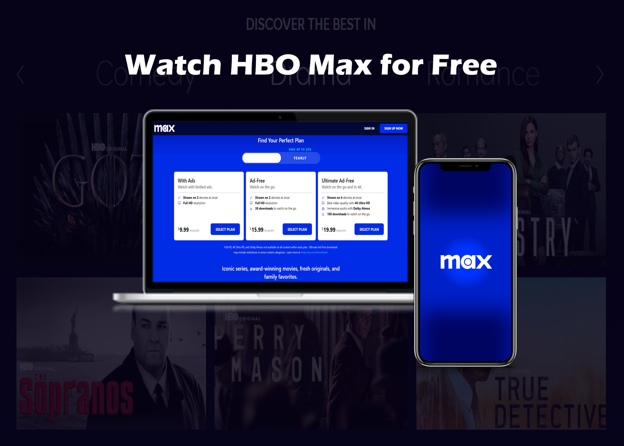 Watch HBO Max for Free - Partner Offers & Discount | Save Money