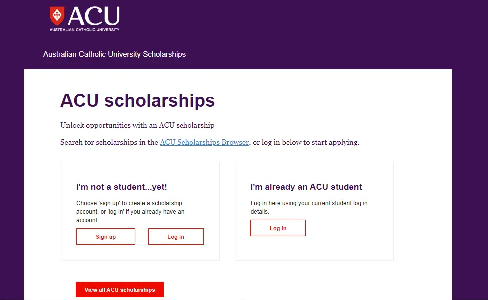ACU International Student Scholarship 2024: How to Apply