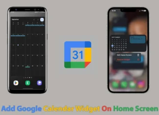 How to Add Google Calendar Widget to Your Home Screen