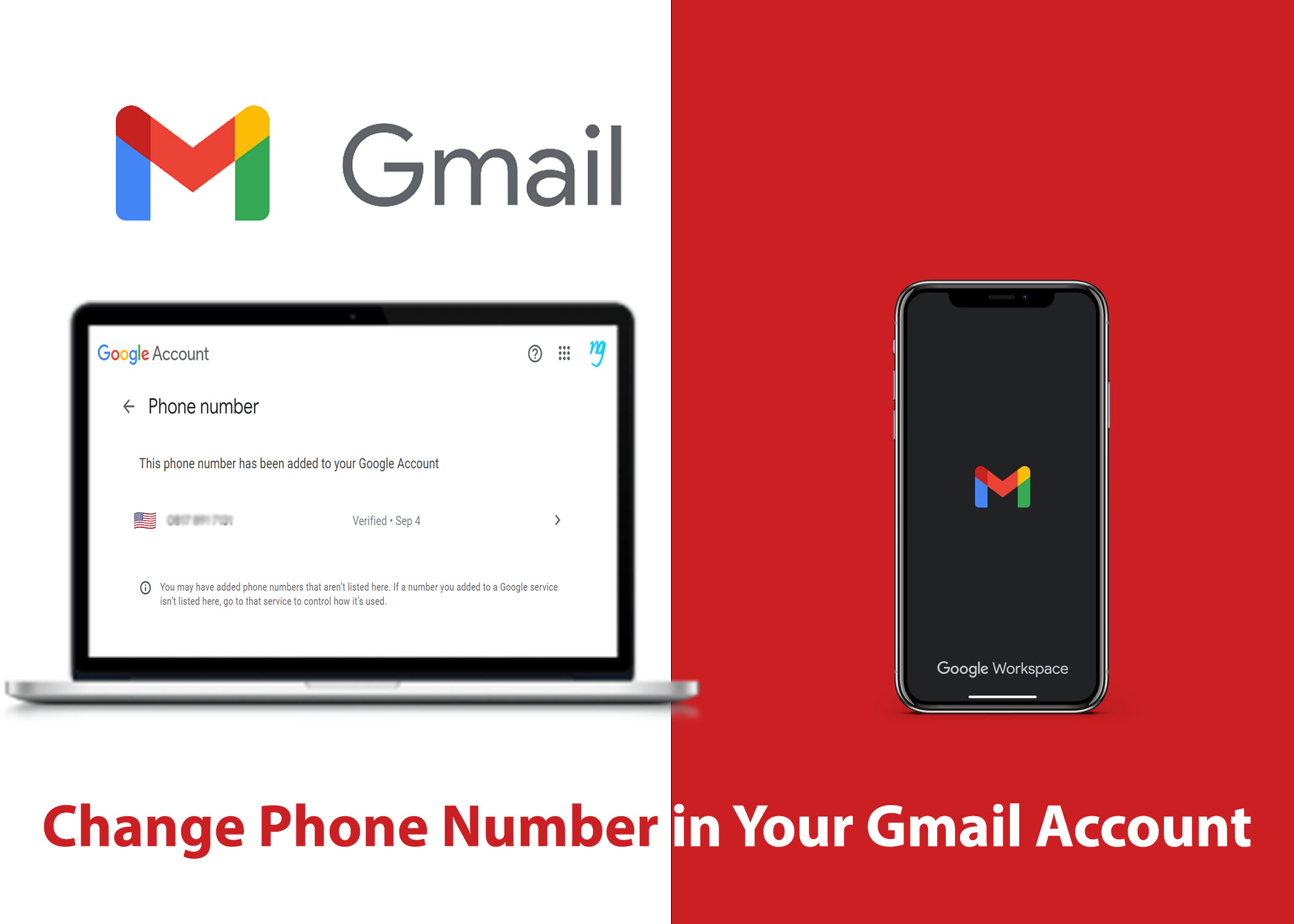 Change Phone Number in Your Gmail Account