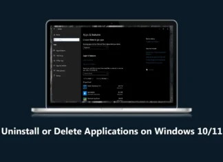 How To Uninstall or Delete Applications on Windows 10/11