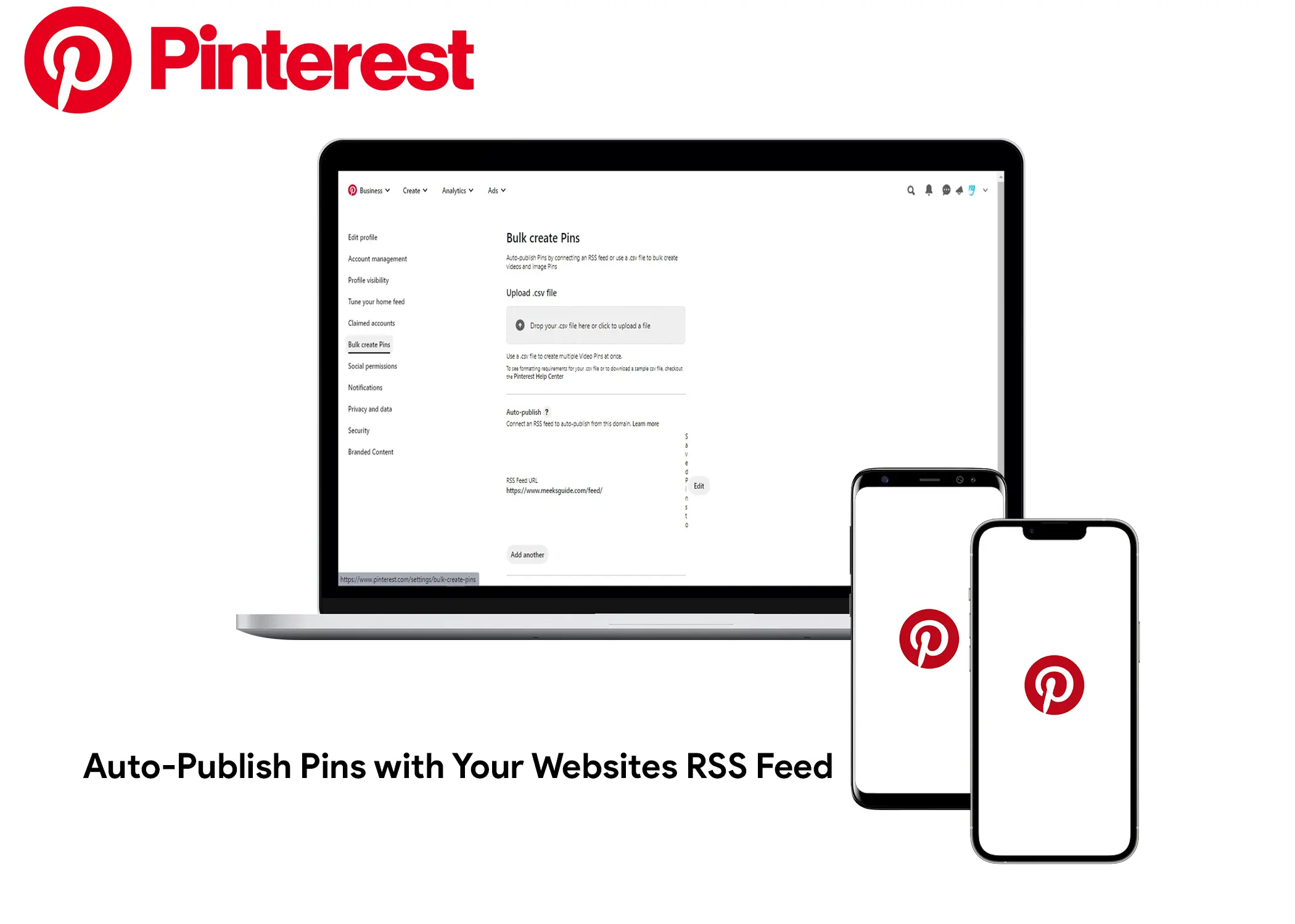 Pinterest - How to Auto-Publish Pins with Your Websites RSS Feed