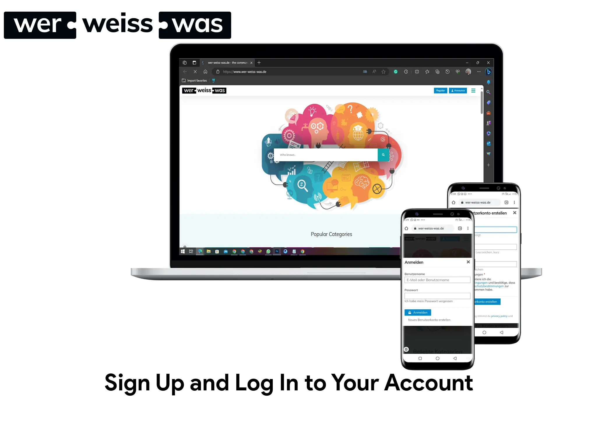 Wer-Weiss-Was.de: How to Sign Up and Log In to Your Account