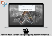 Record Your Screen Using Snipping Tool in Windows 11