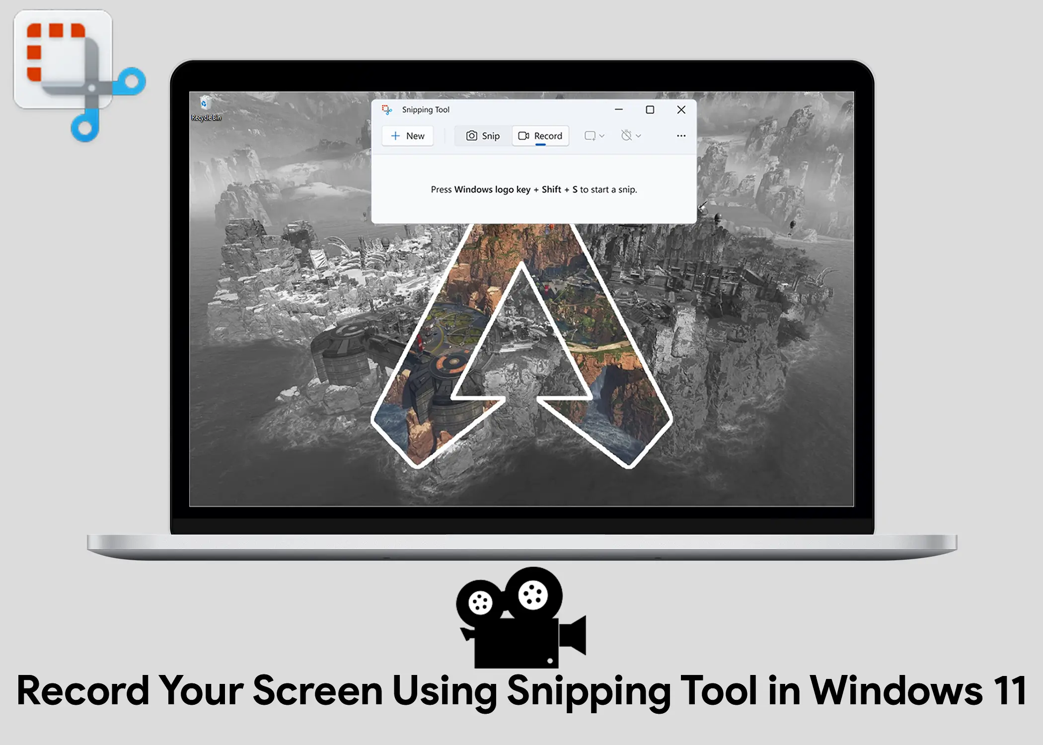 Record Your Screen Using Snipping Tool in Windows 11