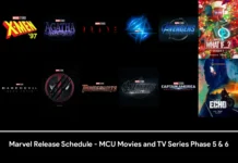 Marvel Release Schedule - MCU Movies and TV Series Phase 5 & 6