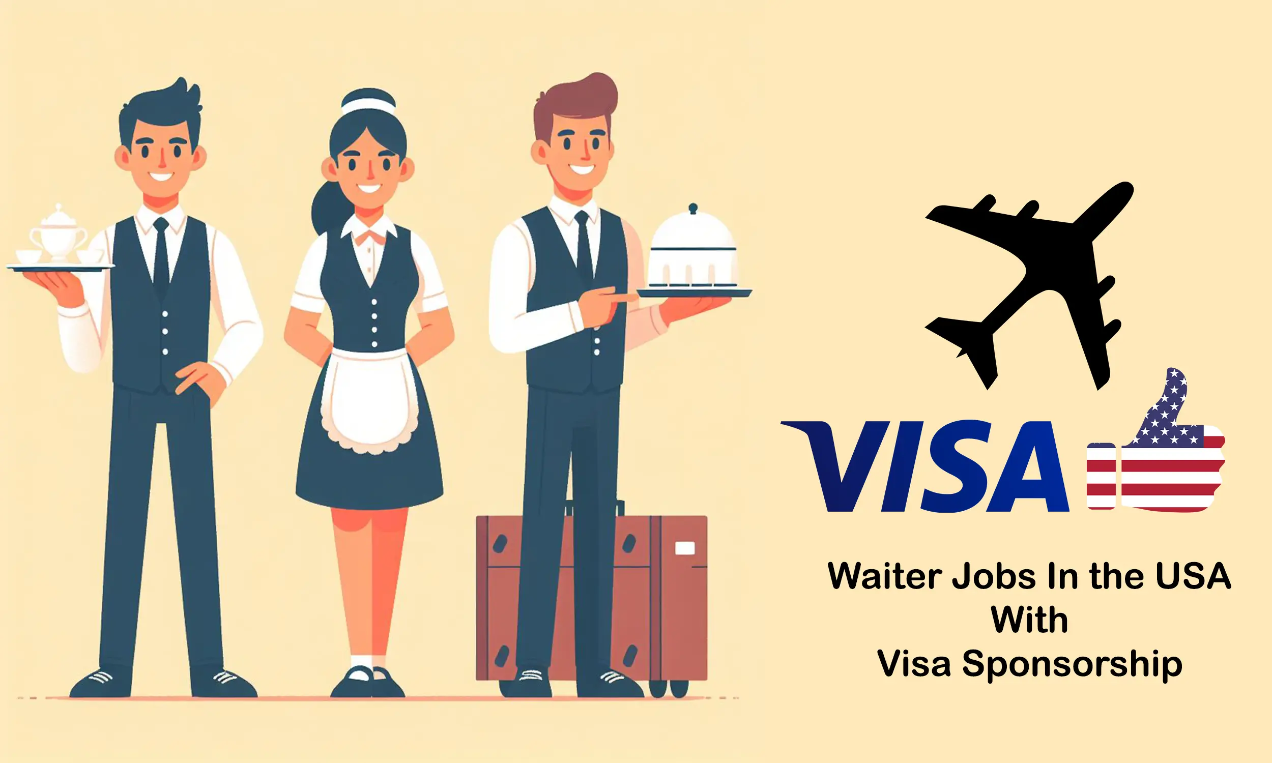 Waiter Jobs In the USA With Visa Sponsorship