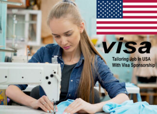 Tailoring Job In USA With Visa Sponsorship